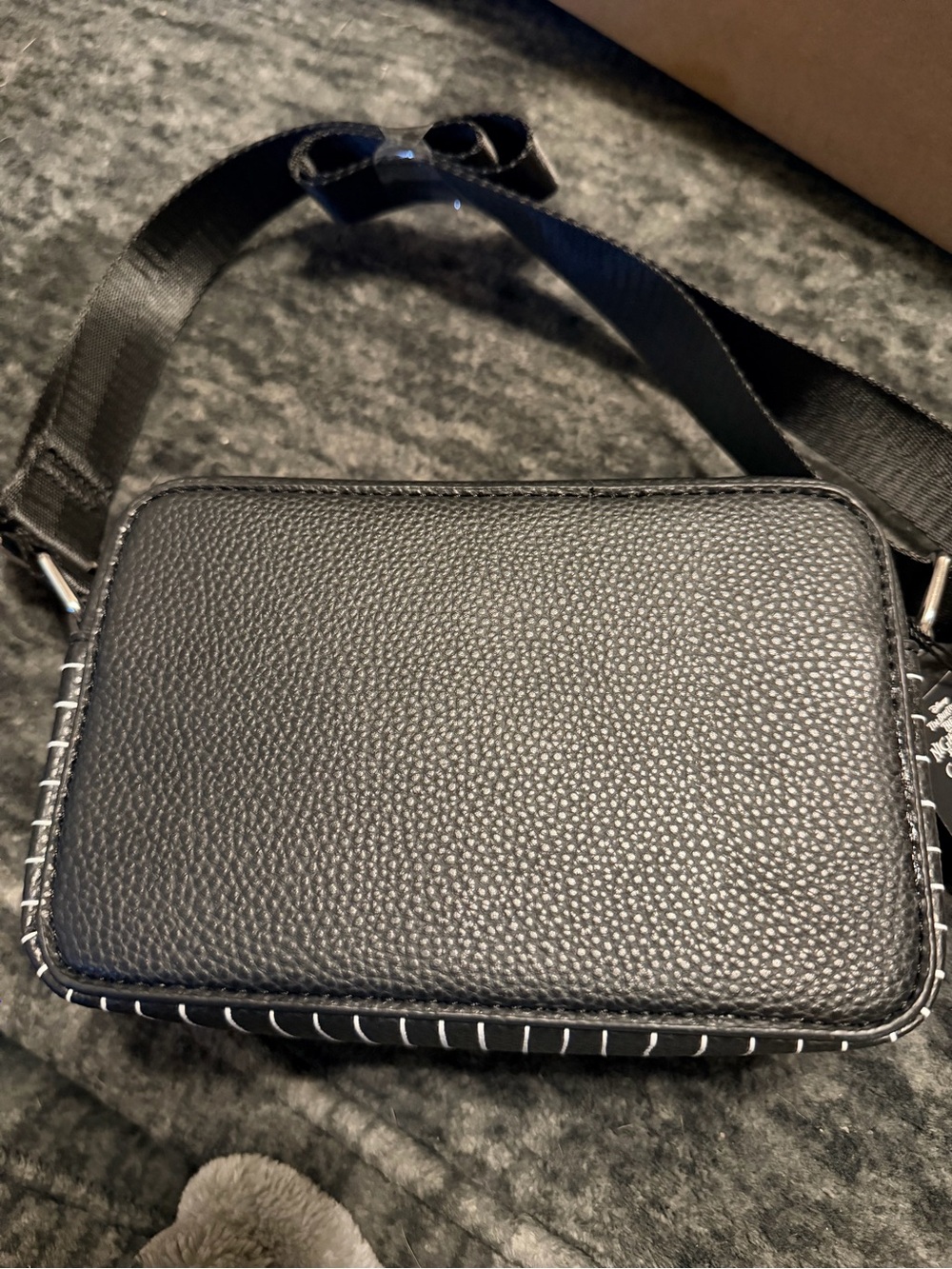 Disney The Nightmare Before Christmas Jack & Sally Black Crossbody Bag - Picture 4 of 4